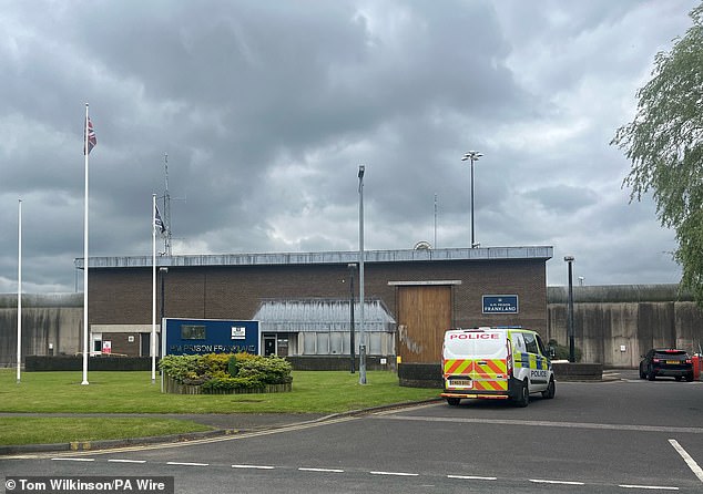 A view of HMP Frankland in Durham, where the police officers were stabbed attacked earlier today
