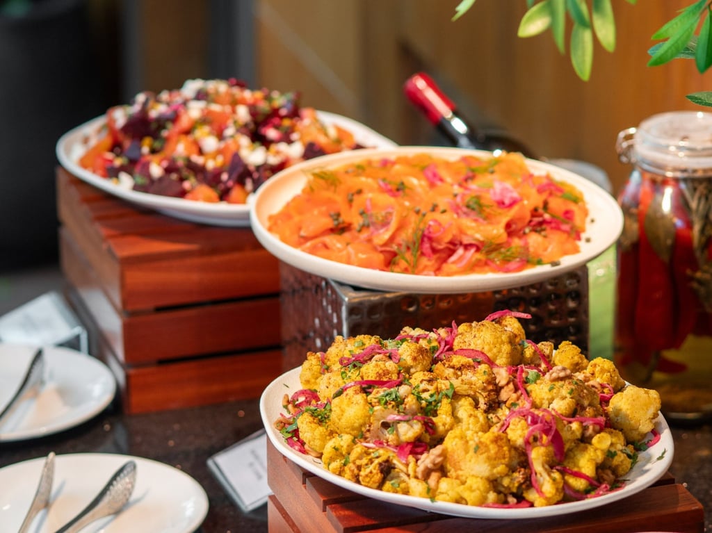 Pier 7 Café & Bar has launched a new meze-style lunch buffet. Photo: Handout
