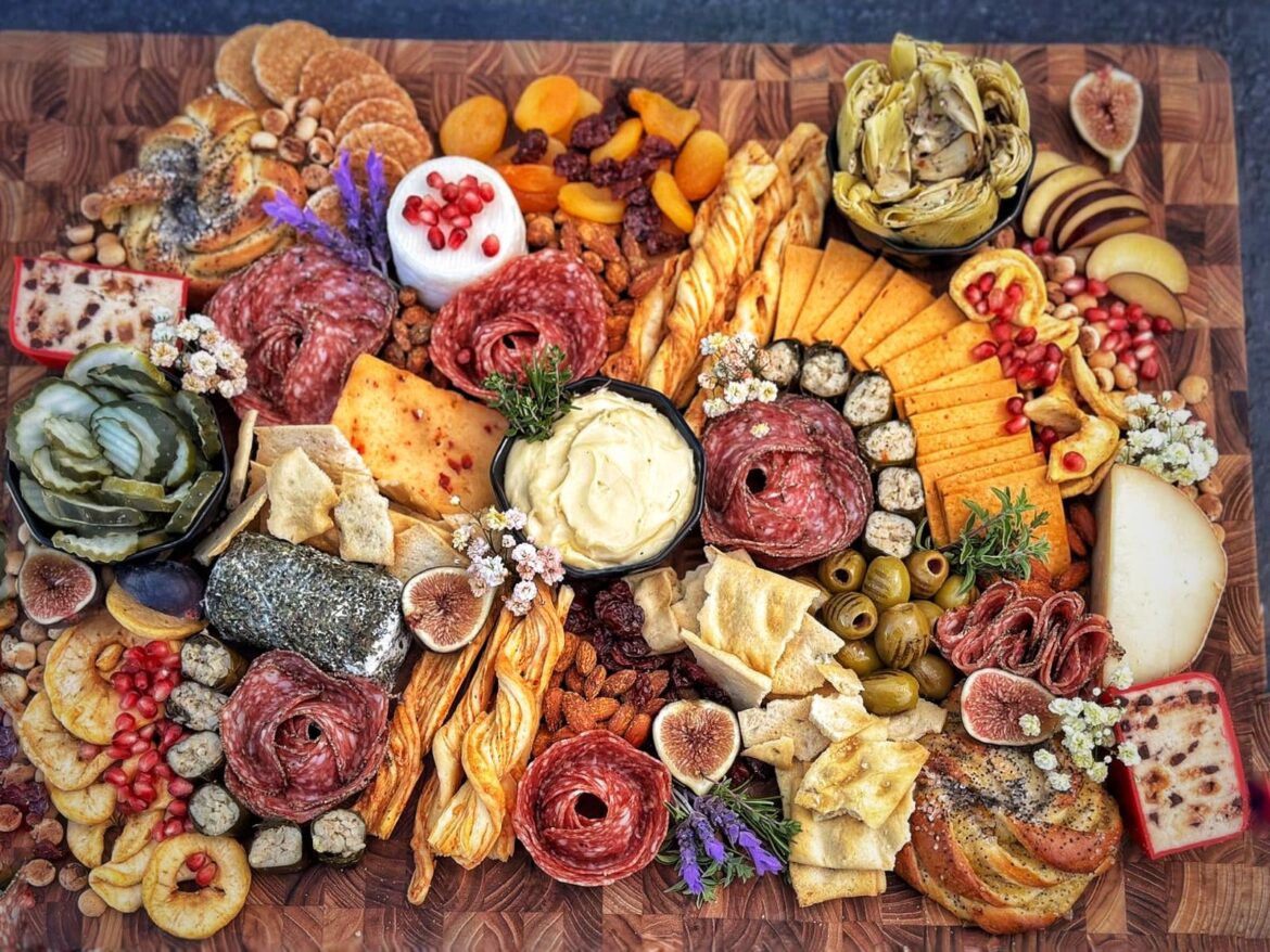 First try at a board! All Trader Joe's