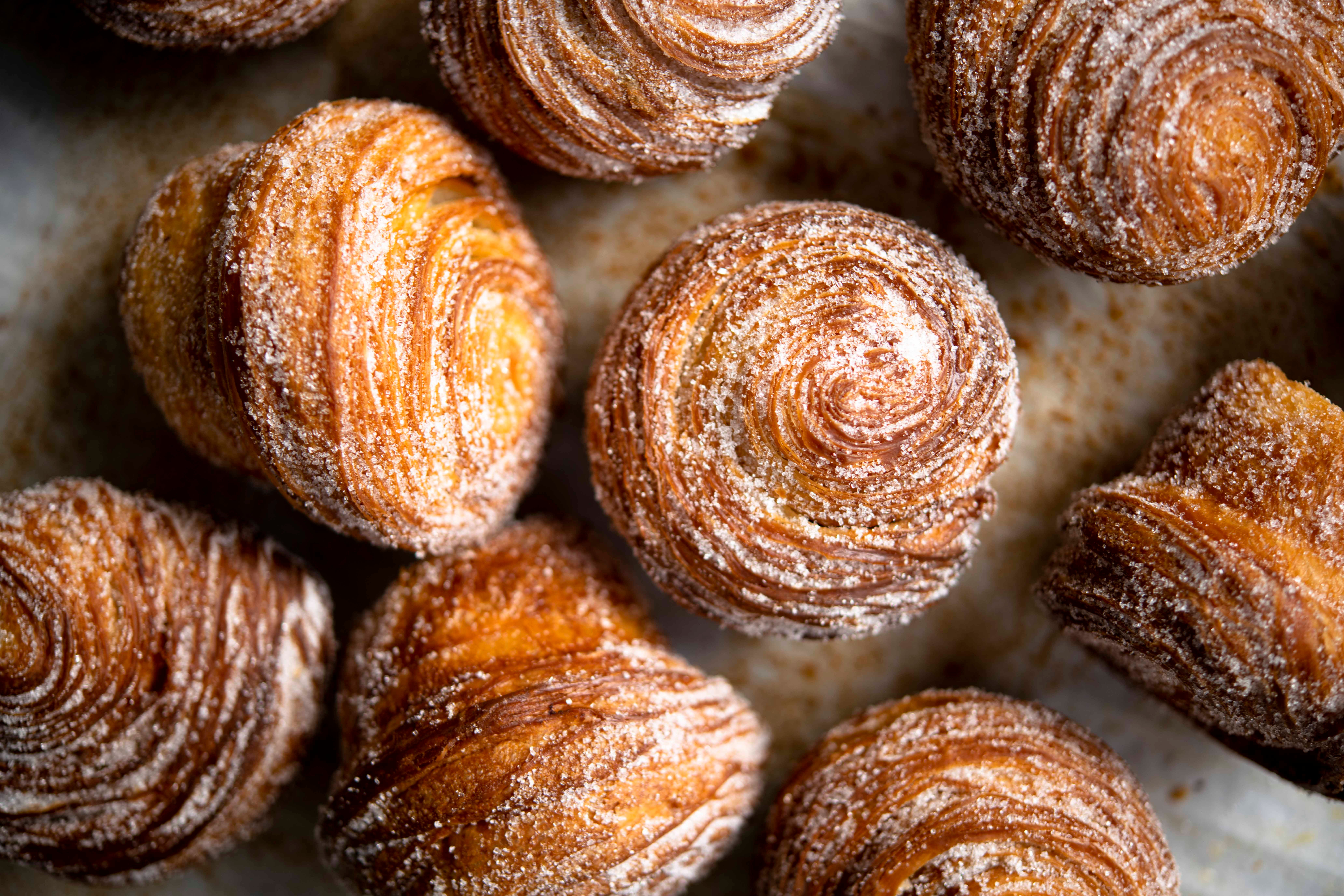 Croissant-muffin hybrids are crispy on the outside and gooey on the inside