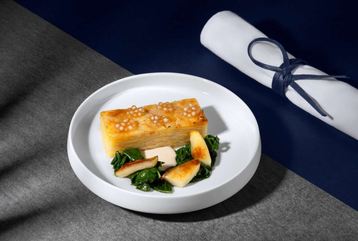 Dominique Crenn’s First In-Flight Menu Takes Off on Air France Dominique Crenn’s First In-Flight Menu Takes Off on Air France