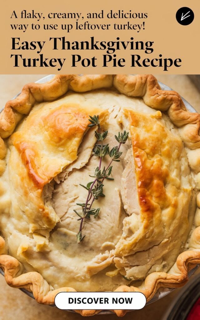 Easy Thanksgiving Turkey Pot Pie Recipe