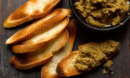 Green olive tapenade