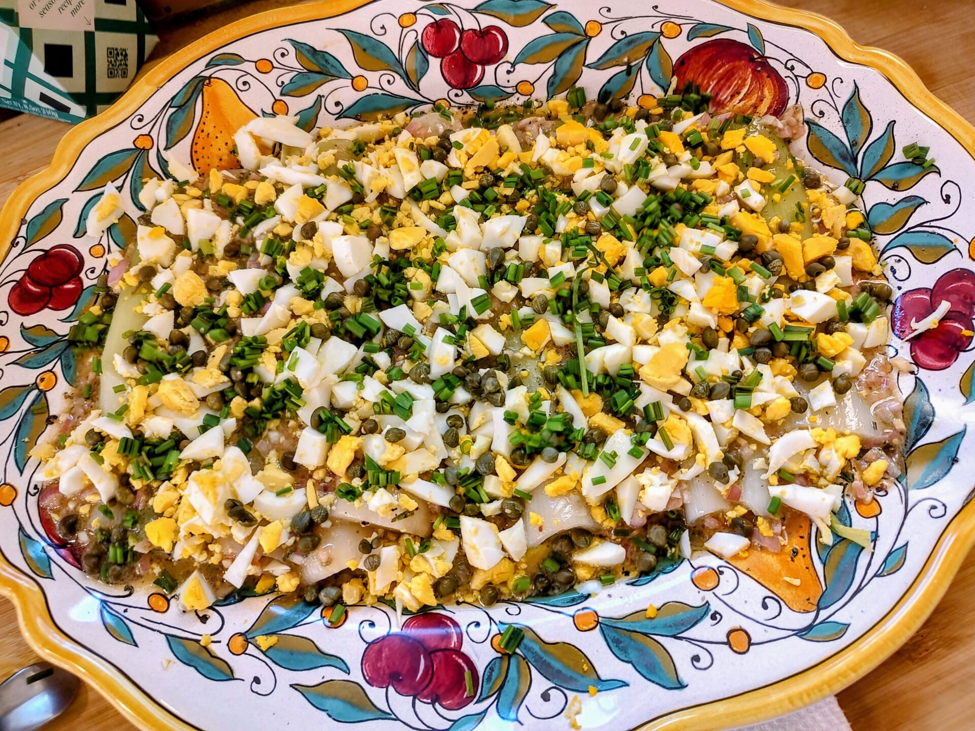 Leeks vinaigrette