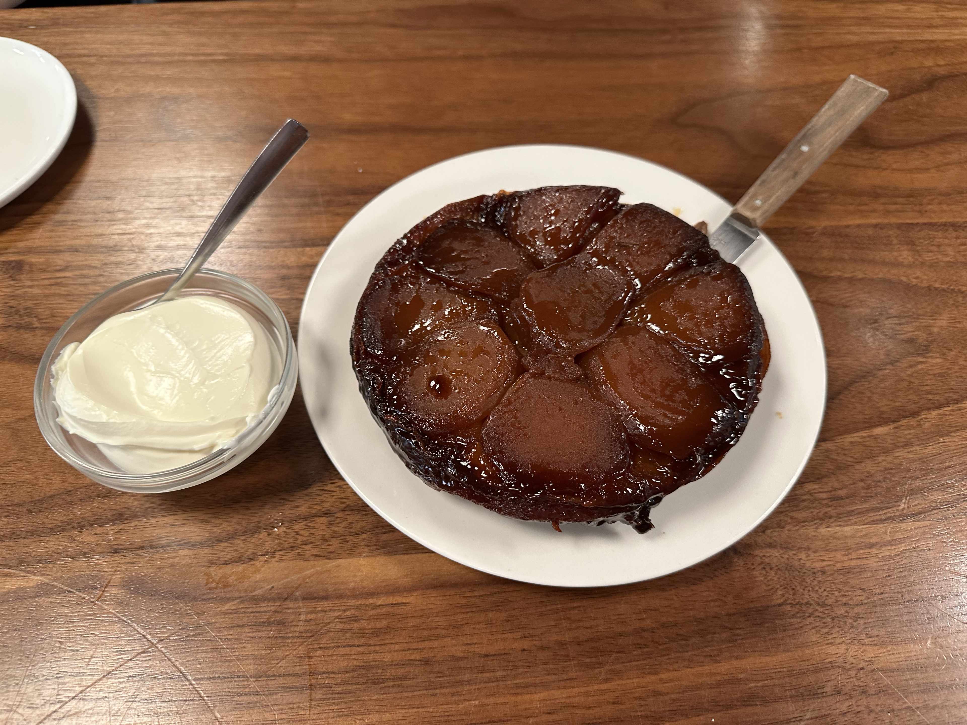 the tarte tatin at Toklas