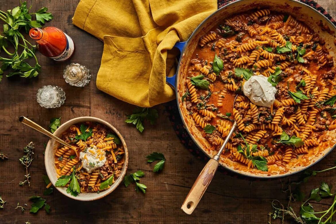 Cheesy Hamburger Helper