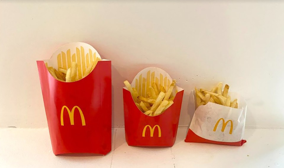 McDonald's fries won the taste test but not the quantity test