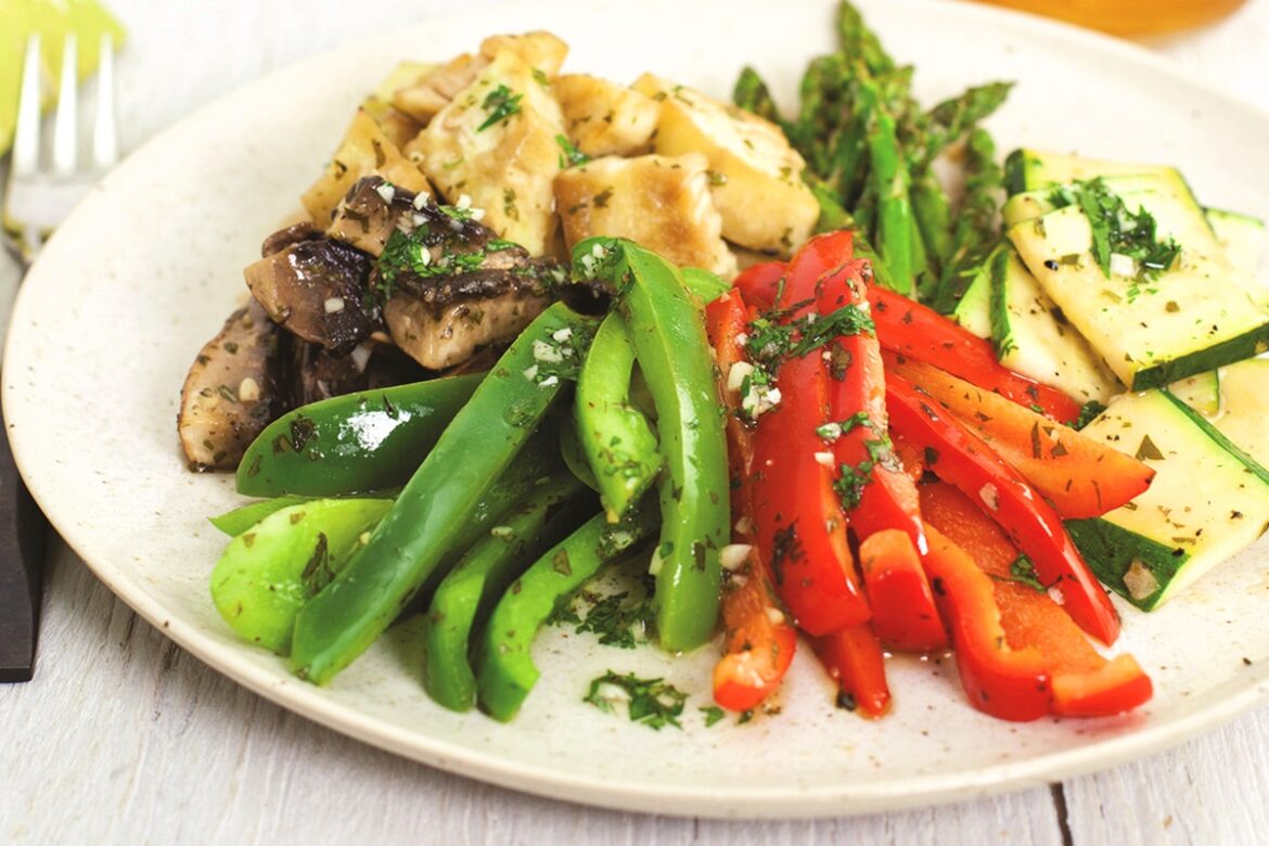 Mediterranean Vegetables Recipe - grilled or roasted; dairy-free, gluten-free and vegan