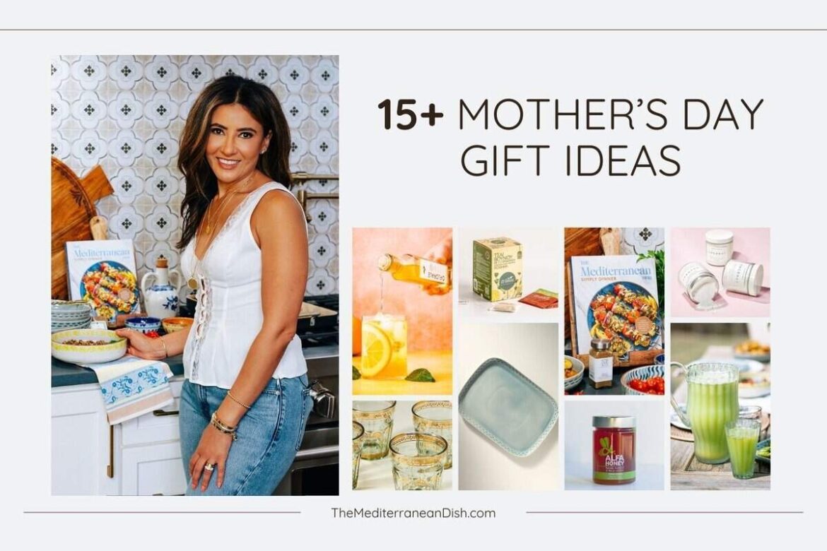 Mother’s Day Gifts | The Mediterranean Dish Mothers Day gift ideas round-up collage image.