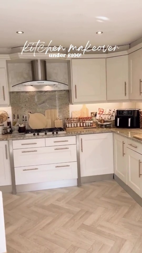 Kitchen makeover under £100.