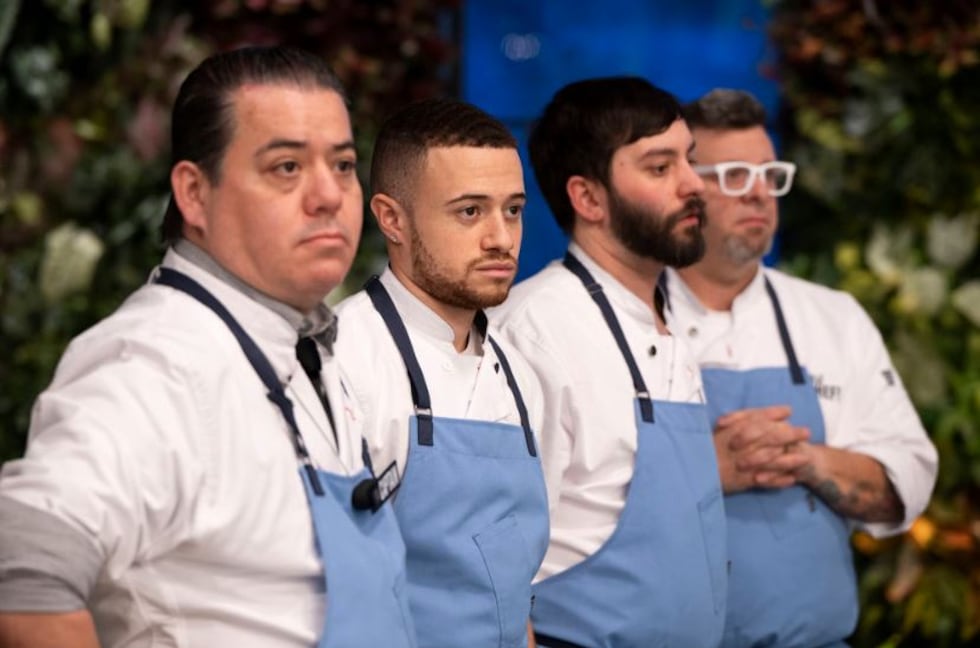 Third from left, Jake Lawler has been cooking since he was 15 years old.