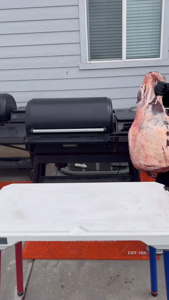 Kendrick bbq doing what he does