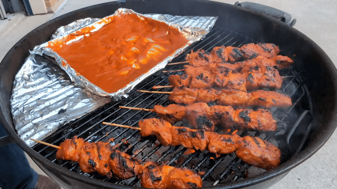 Charcoal Grilled Pork Kebabs
