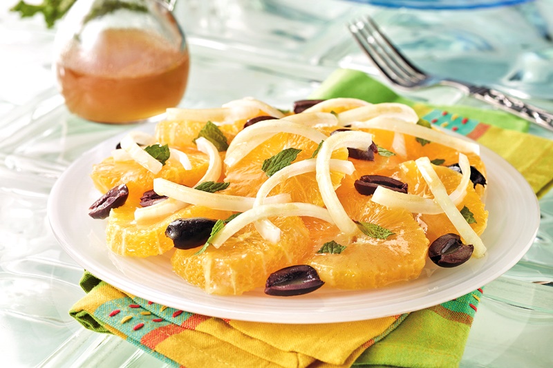 Orange, Mint and Onion Salad