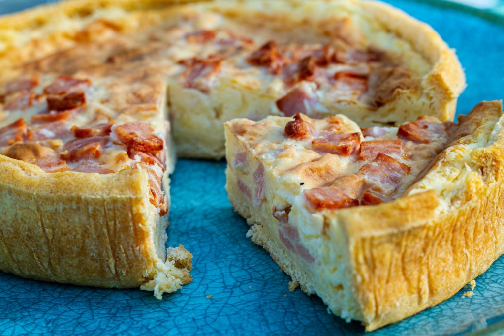 Quiche Lorraine, a classic French dish