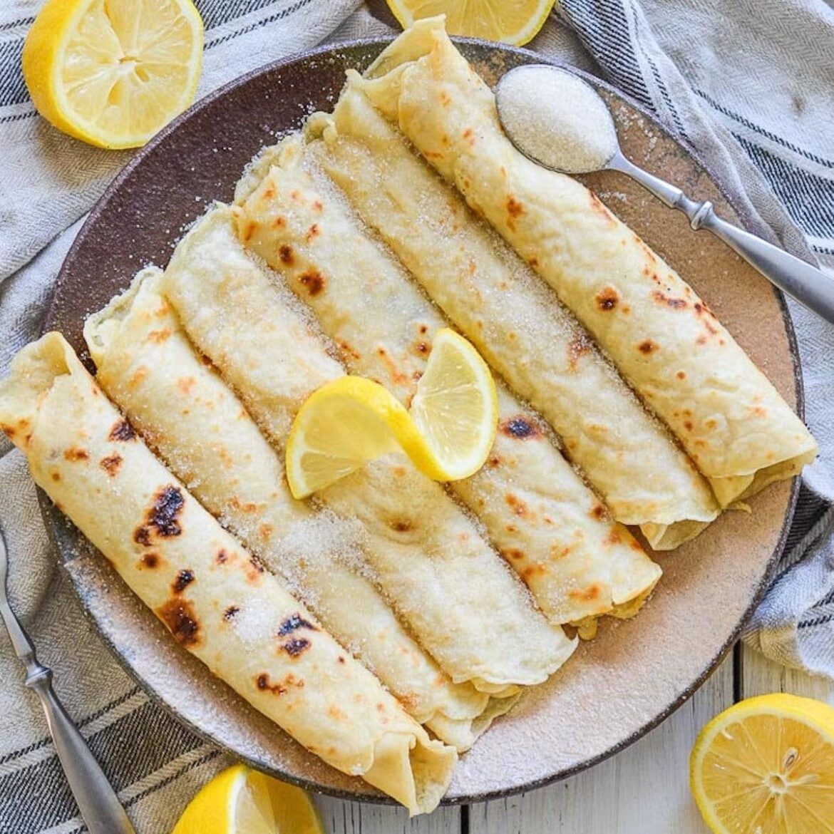 I made pancakes (crepes) for the first time today! [reposing with the recipe! Sorry I forgot the first time!]