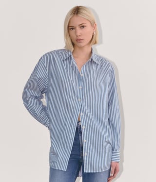 The Gathered Shirt in Silky Cotton