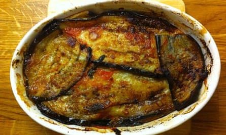 Silver Spoon's aubergine parmigiana recipe.