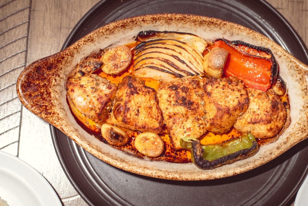 Chicken Casserole at Brinis Mediterranean Cuisine (Photo by Jackie Tran)