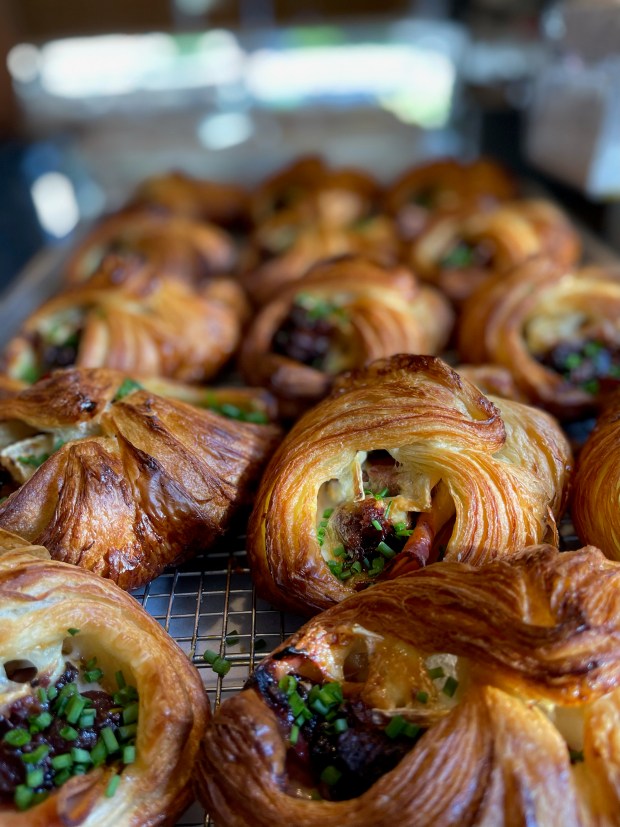 Chocolate croissants, aka pain au chocolat. Delicious in every language. (Photo courtesy Buttermilk Bakery)