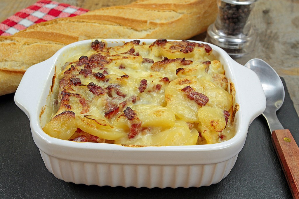 Tartiflette, a French dish famous in Savoy