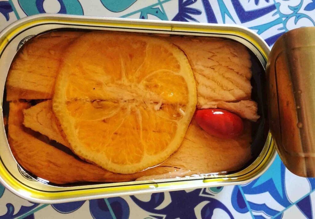 Tinned tuna