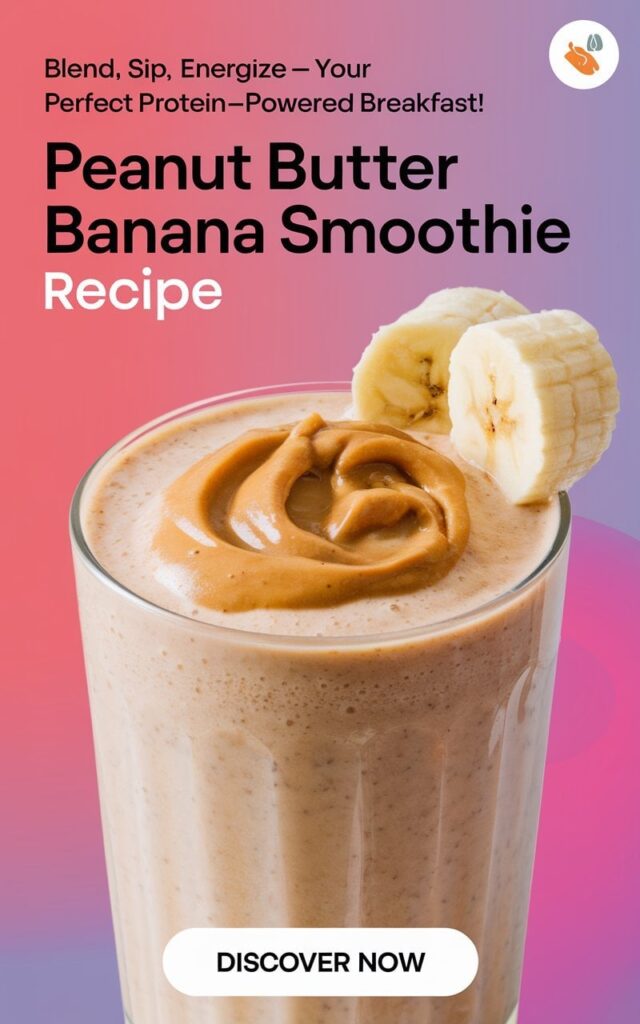 Peanut Butter Banana Smoothie Recipe: Creamy, Dreamy & Protein-Packed