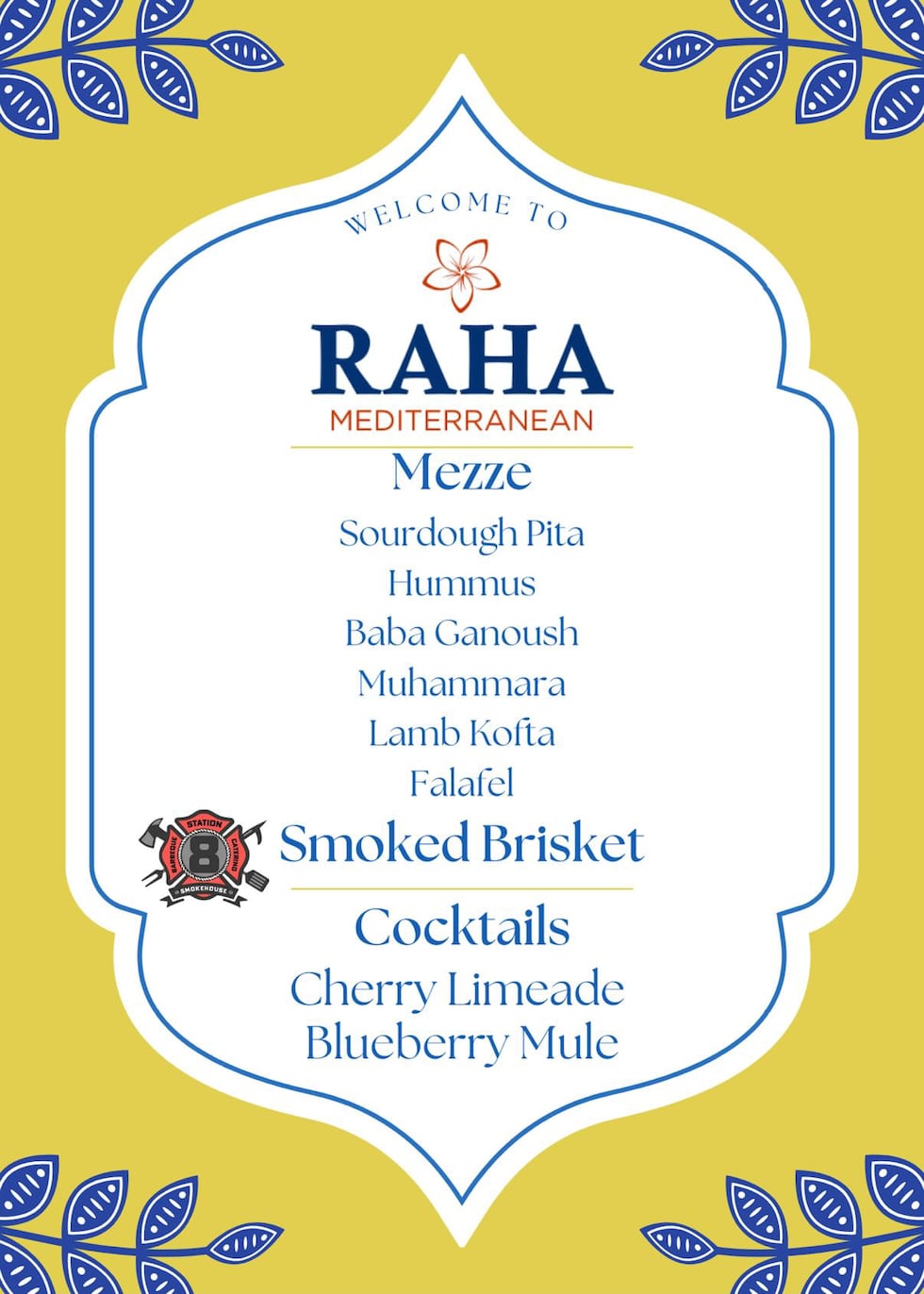 RAHA Mediterranean set to open in Wichita, KS spring 2025.