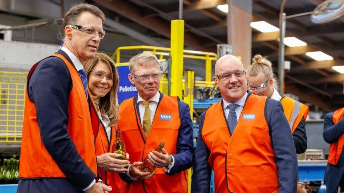 Visy achieves 70% recycled glass in New Zealand bottles and jars