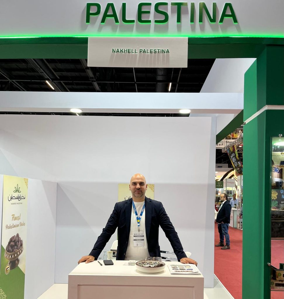 Firas Salhab, from Nakheel Palestine, wants to resume selling to the Brazilian market