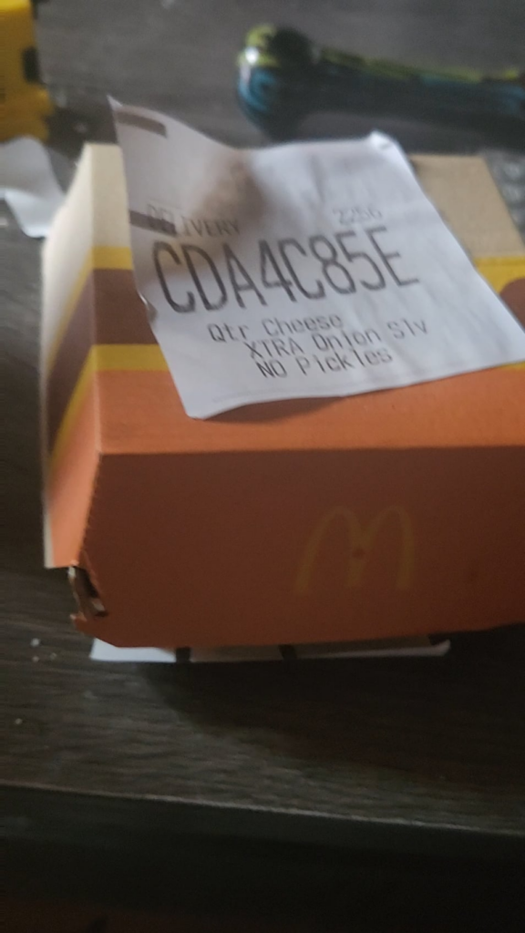 Very disappointing McDonald's order