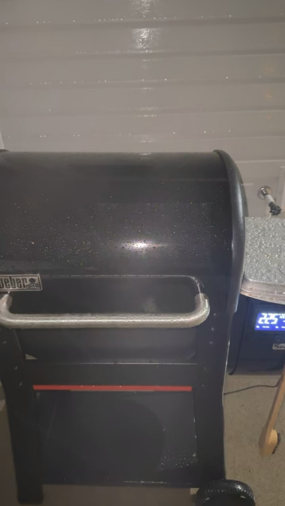 Just threw my first ever brisket onto my first ever pellet grill… wish me luck!