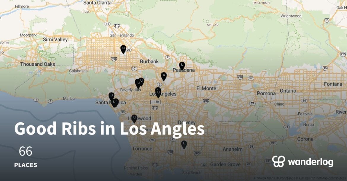 LA is not a city known for it's BBQ - so I made a map of every place I could think of that serves decent ribs. Happy to add suggestions. (Updated with correct link).