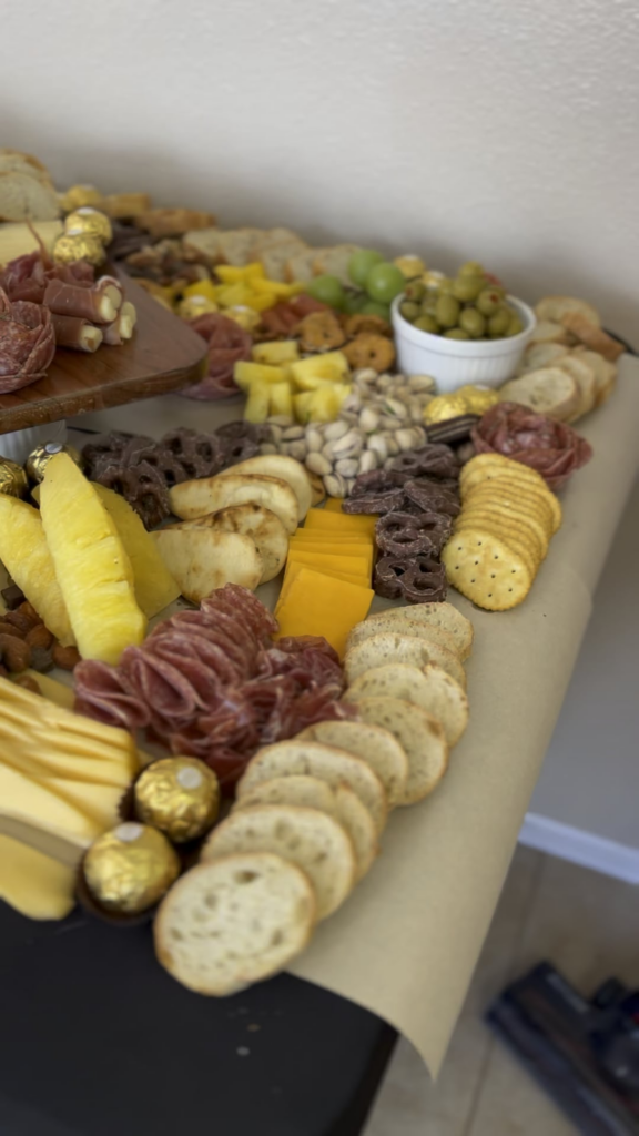 Birthday grazing board