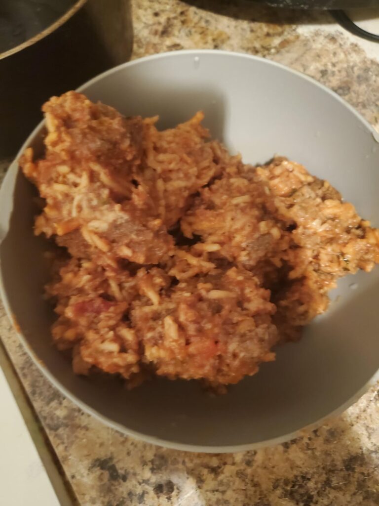 Everything I cook becomes unrecognizable. This is spaghetti