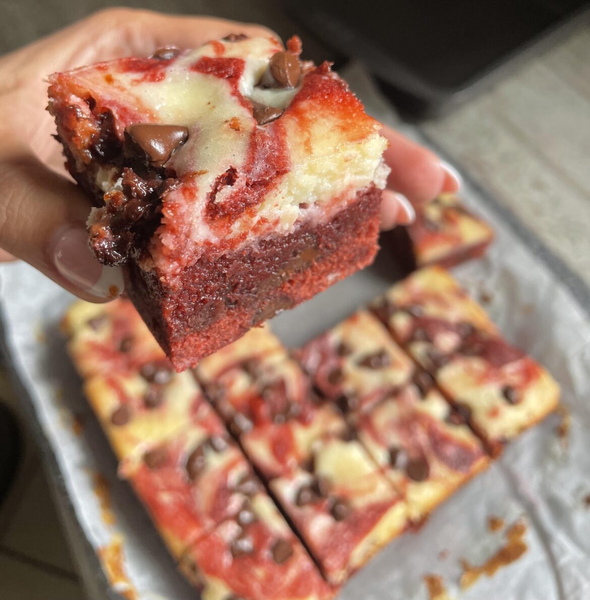 Red velvet cheesecake brownie abomination