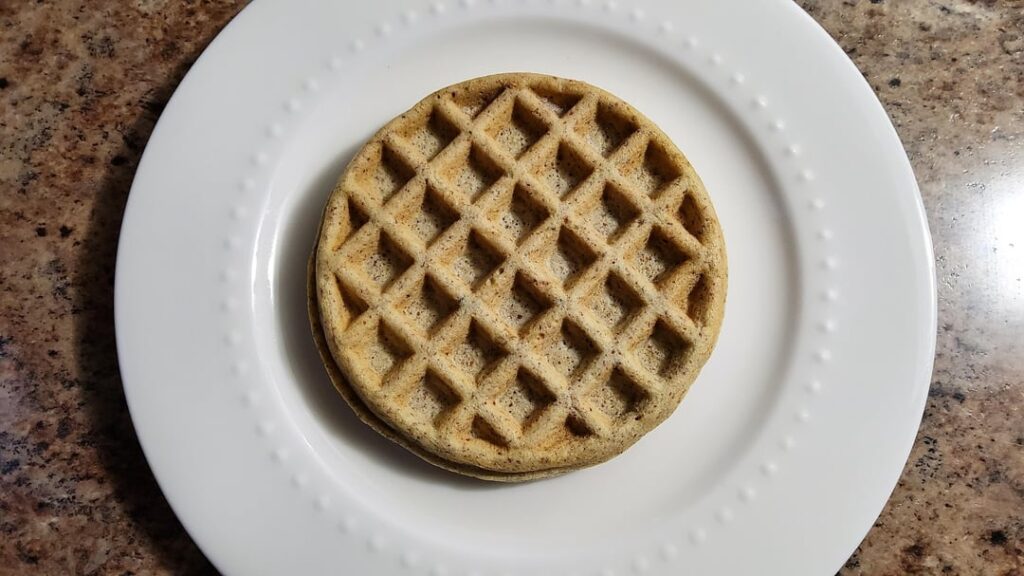 Sugar-Free Almond-Hazelnut Waffles