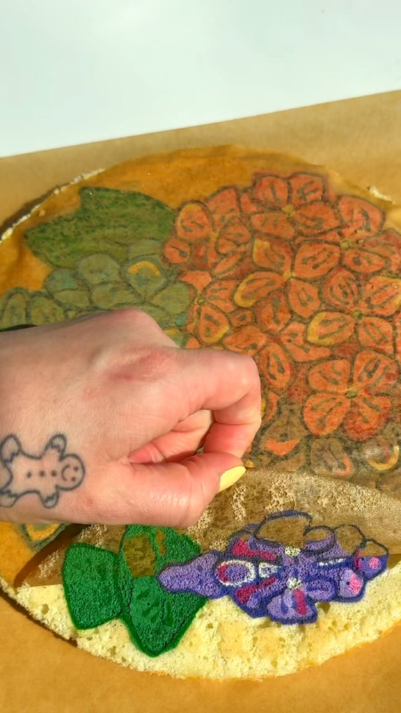 Hydrangea Sponge Cake