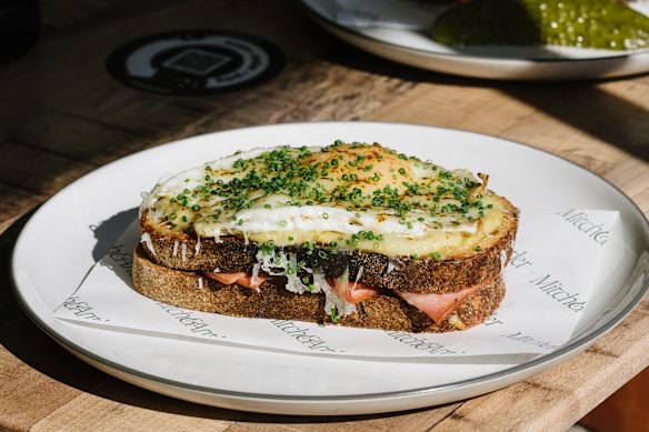 Mitch & Antler’s croque madame.