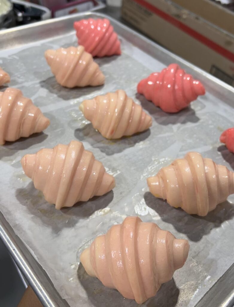 Baby Pink Croissants Outcome!! 🎀🩷
