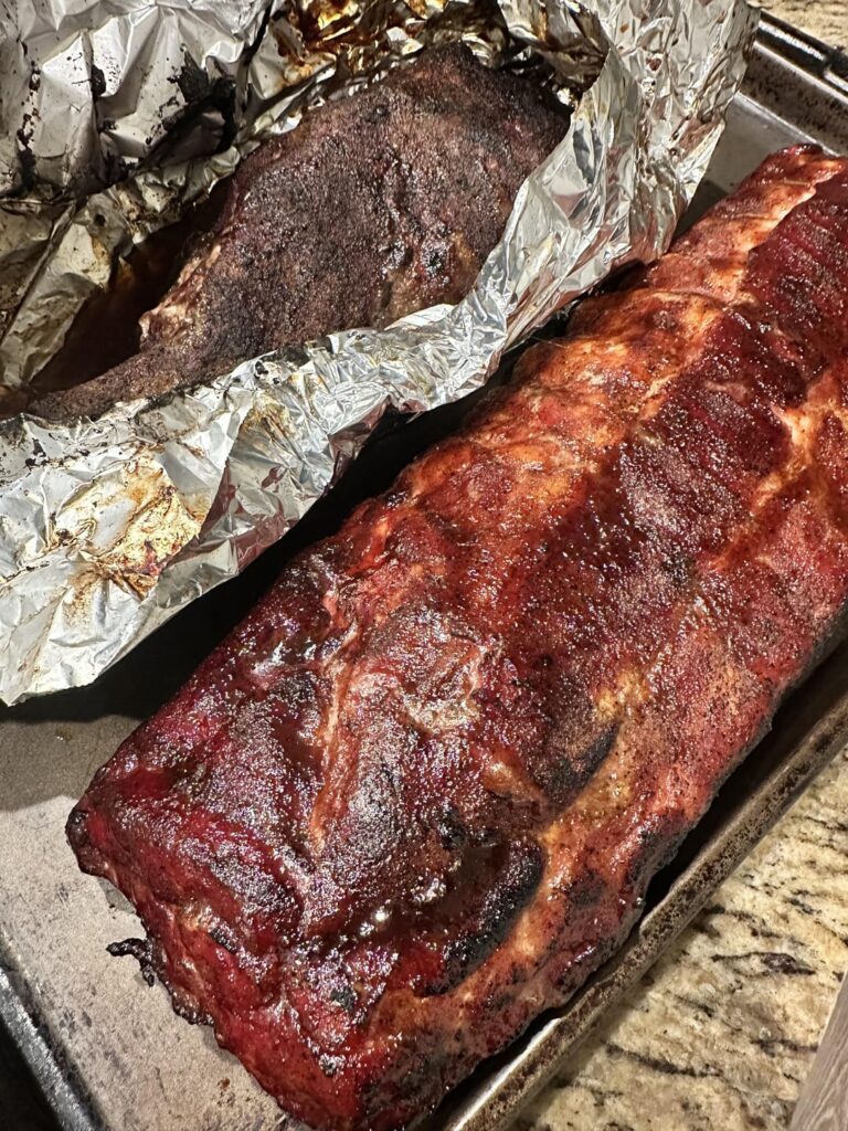 The ribs and tritip came out great today 👌🔥  ❤️