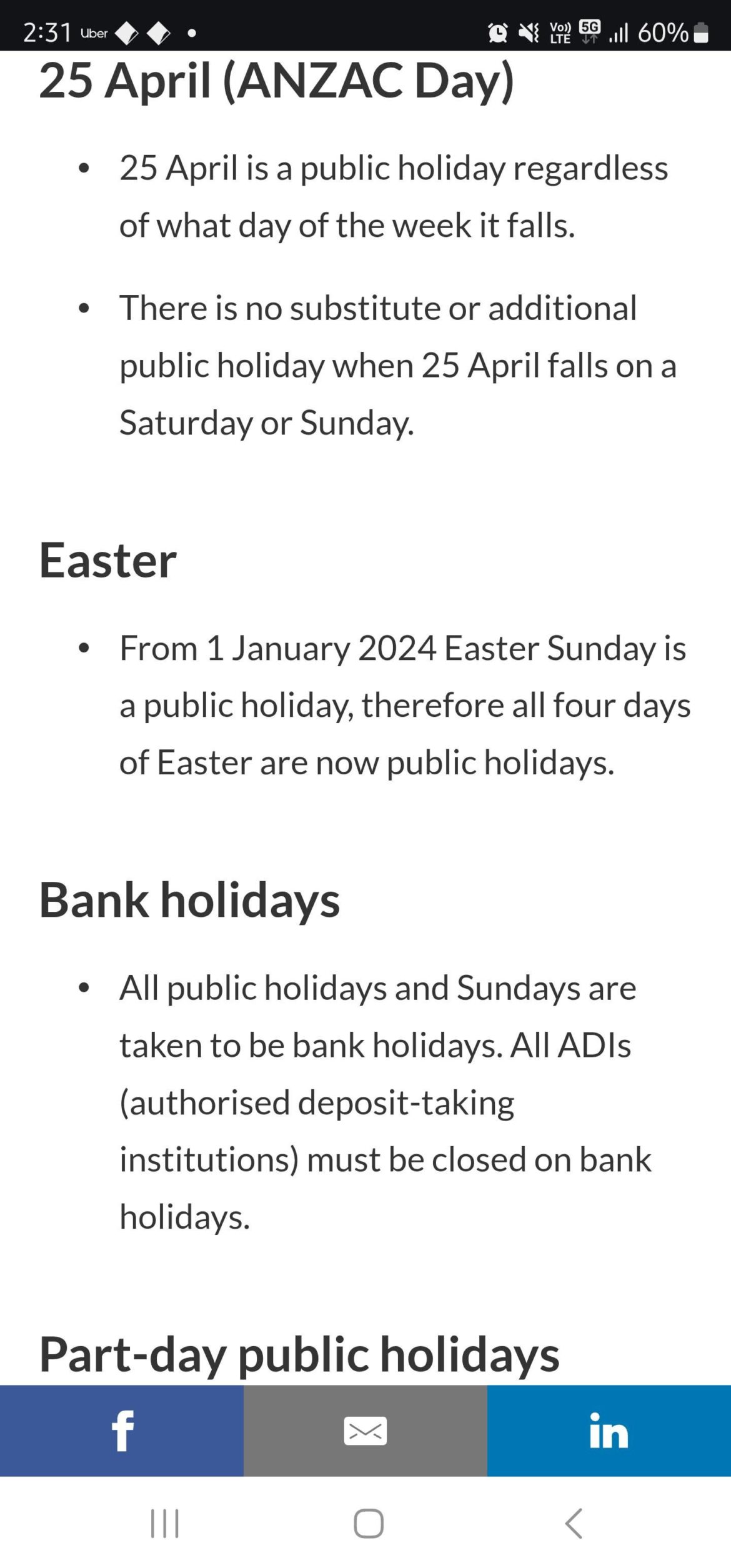 Easter Public Holiday Rates Easter Public Holiday Rates