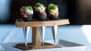 Aurum Food & Wine salmon cone