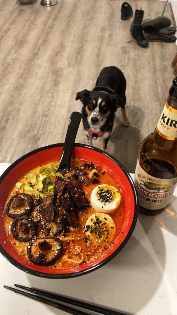 Late night ramen ft. Dog and Kirin