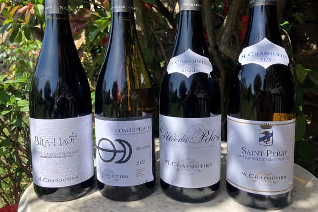 M. Chapoutier wines from the Rhone and Roussillon