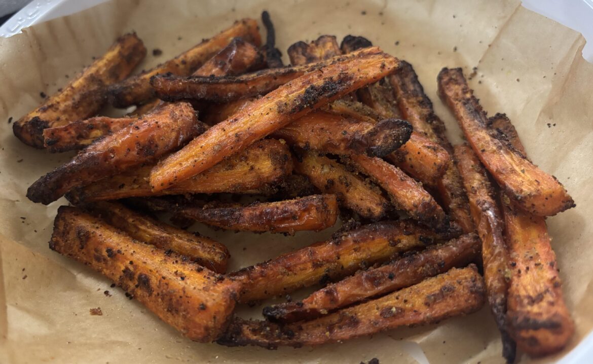 Since my comment got a lot of love yesterday, Carrot Fries