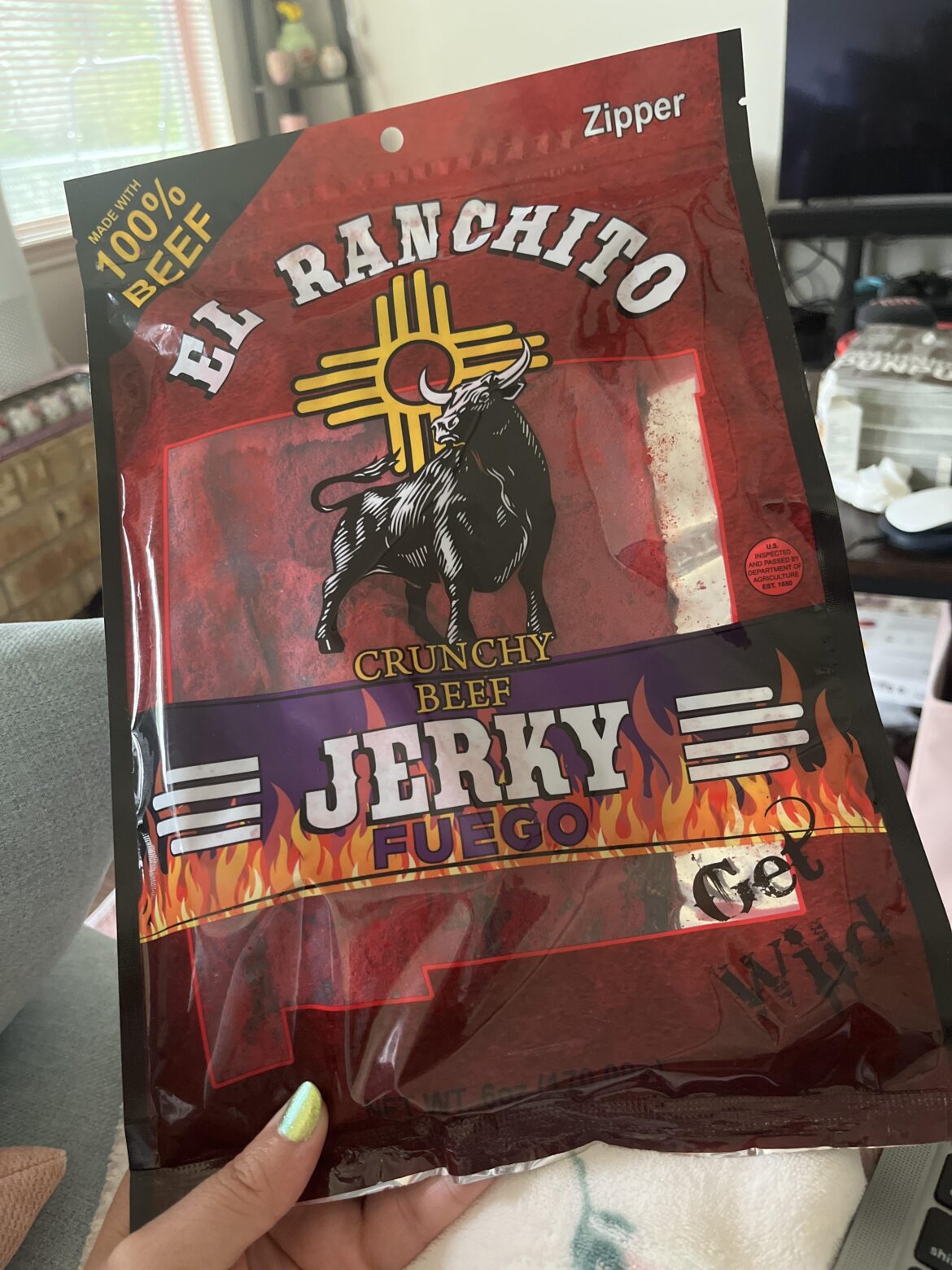 Anyone tried seasoned carne seca/crunchy beef jerky