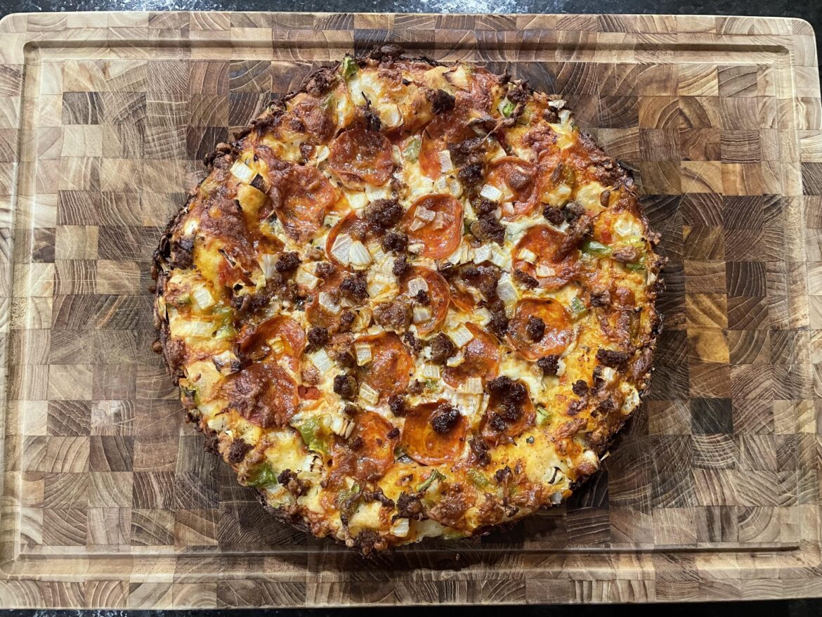 Foolproof supreme stuffed crust pizza