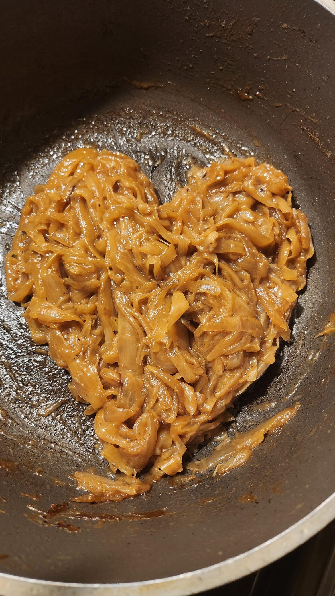Mad my first batch of caramelized onions