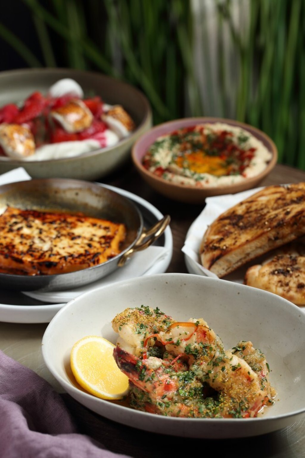 An array of Mediterranean specialities at Bedu. Photo: Alex Chan